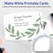 Avery Printable Arched Rectangle Flat Cards, Sure Feed Technology, 5" x 7", Matte White Cardstock, Laser/Inkjet Printable, 20 Total, Great for Product Branding, Marketing, and More